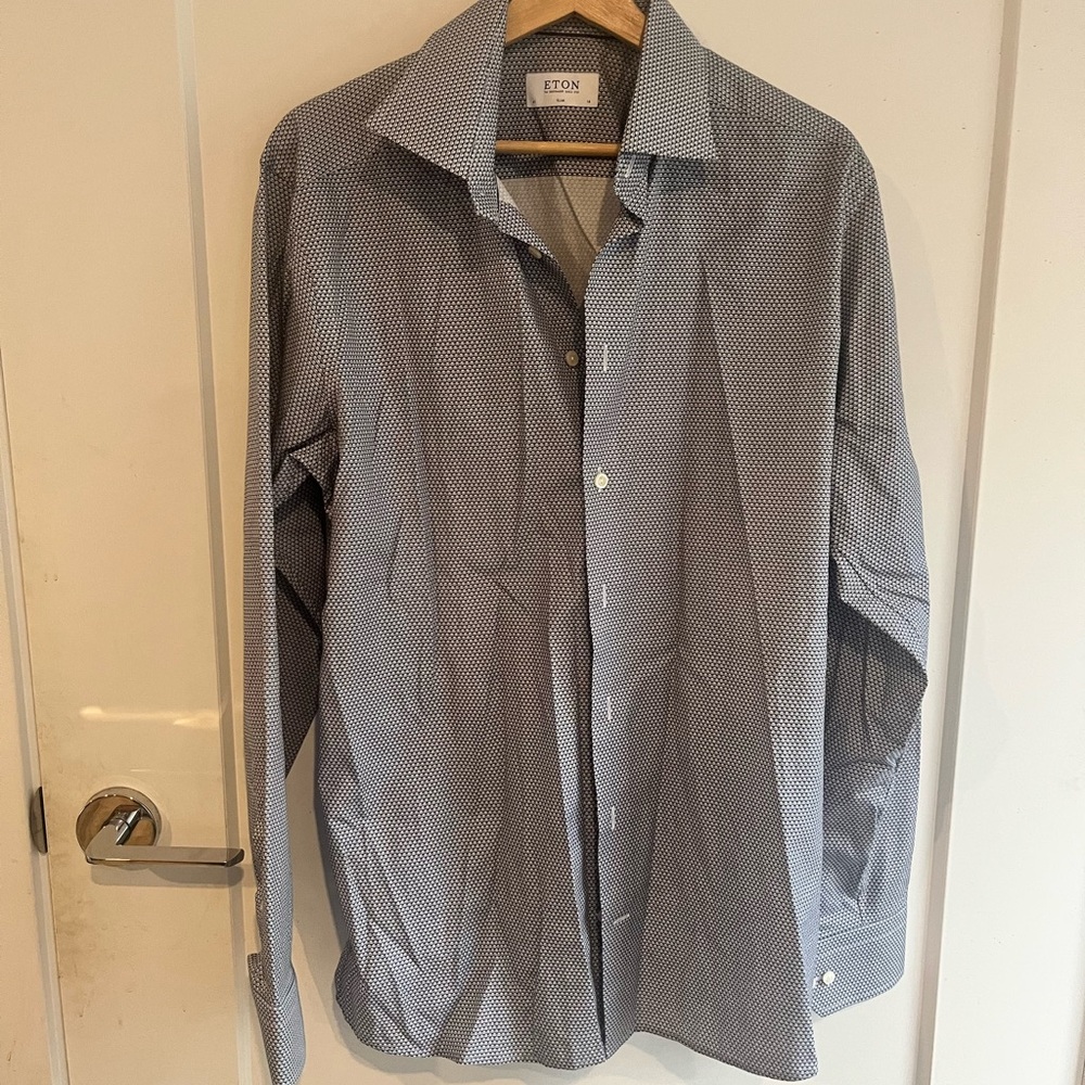 Eton Men's Patterned Dress Shirt